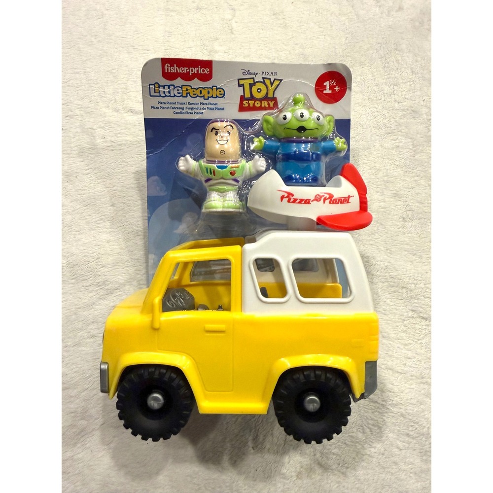 Fisher-Price Little People Toy Story Pizza Planet Truck Buzz & Alien JMJ89